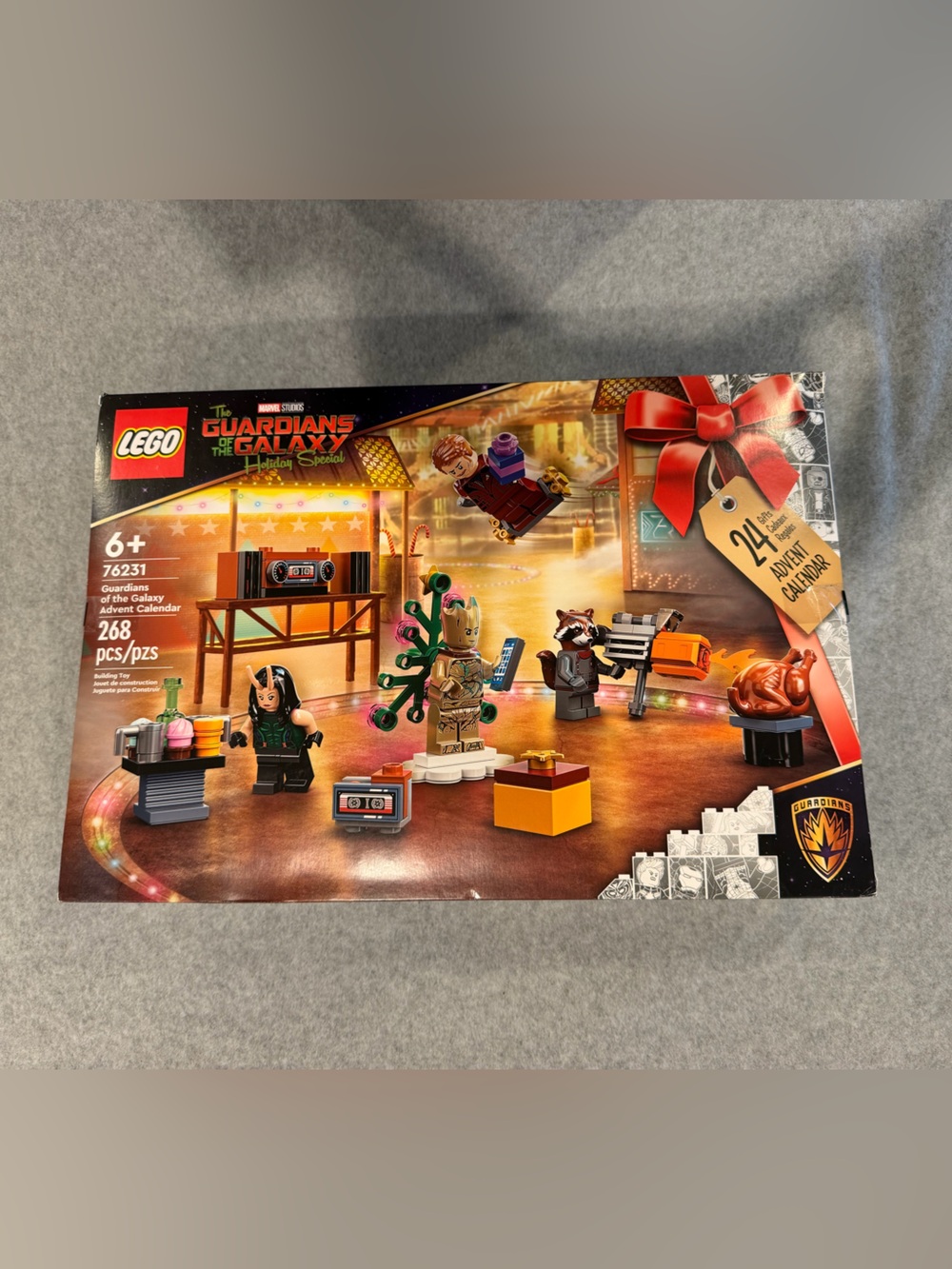 LEGO Marvel Guardians of the Galaxy Advent Calendar 76231 268pc 2022 Sealed